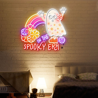 In The Spooky Area Halloween Acrylic Led Neon Sign | Shineneon
