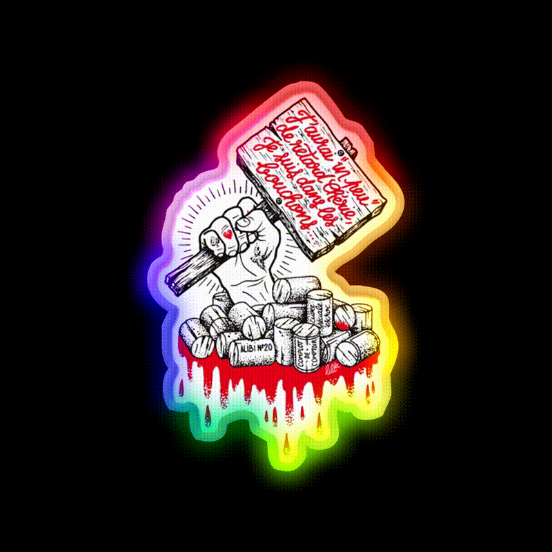 In The Traffic Jams Man Cave Bar Led Neon Sign Rgb Color