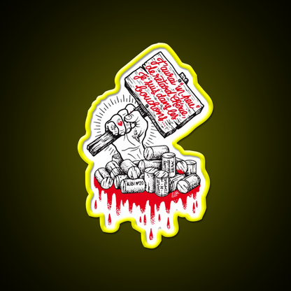 In The Traffic Jams Man Cave Bar Led Neon Sign Rgb Color