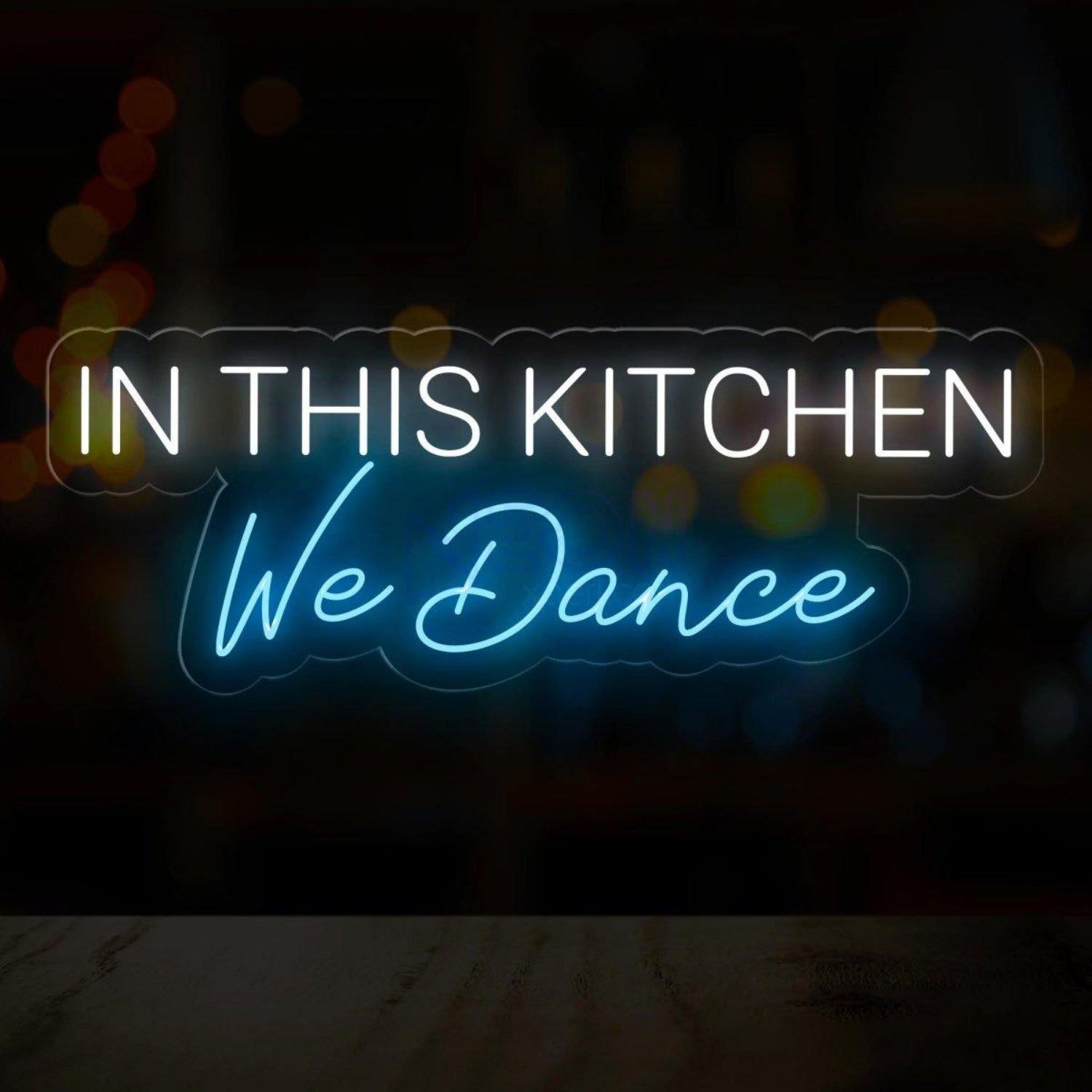 In This Kitchen We Dance Led Neon Sign Retro Kitchen Wall Decor | Shineneon