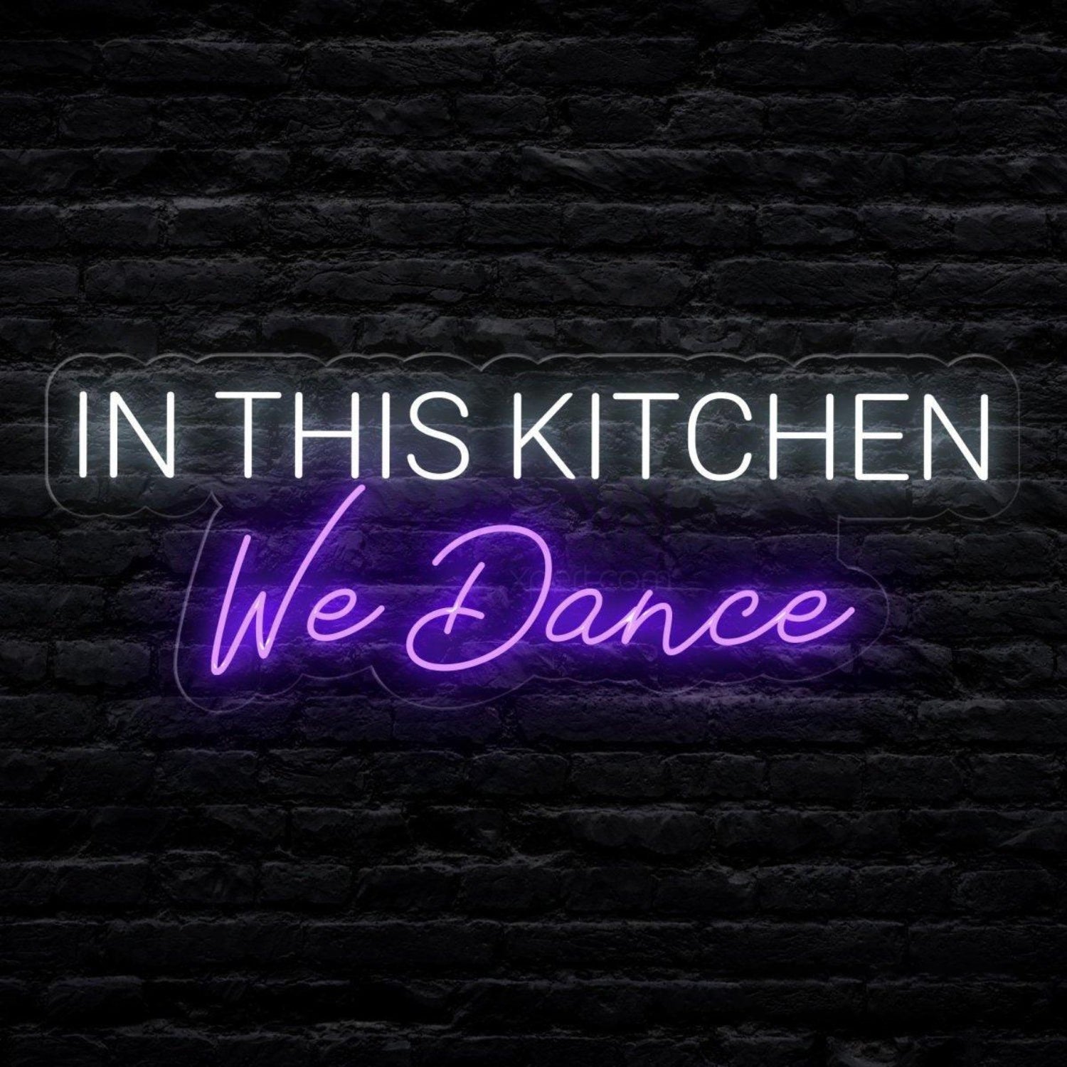In This Kitchen We Dance Led Neon Sign Retro Kitchen Wall Decor | Shineneon