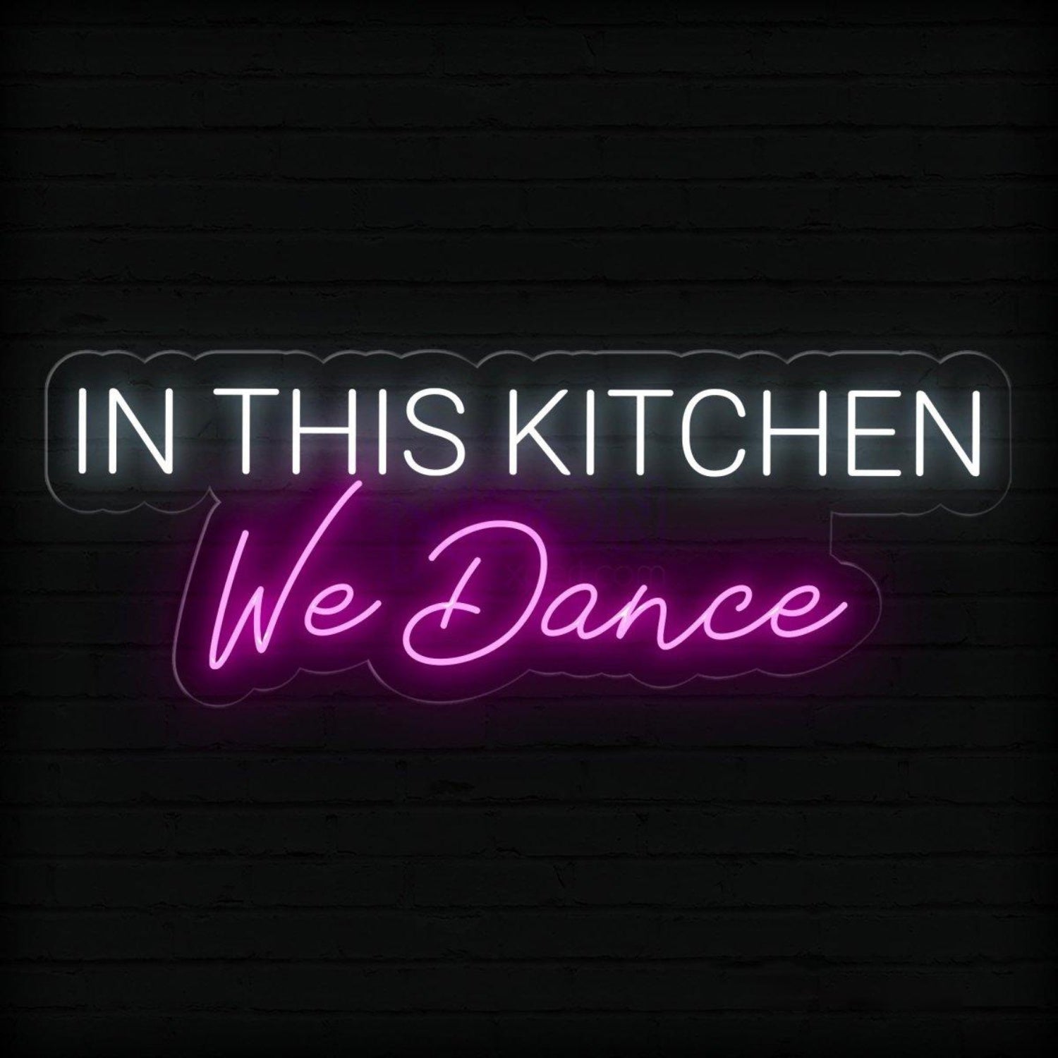 In This Kitchen We Dance Led Neon Sign Retro Kitchen Wall Decor | Shineneon