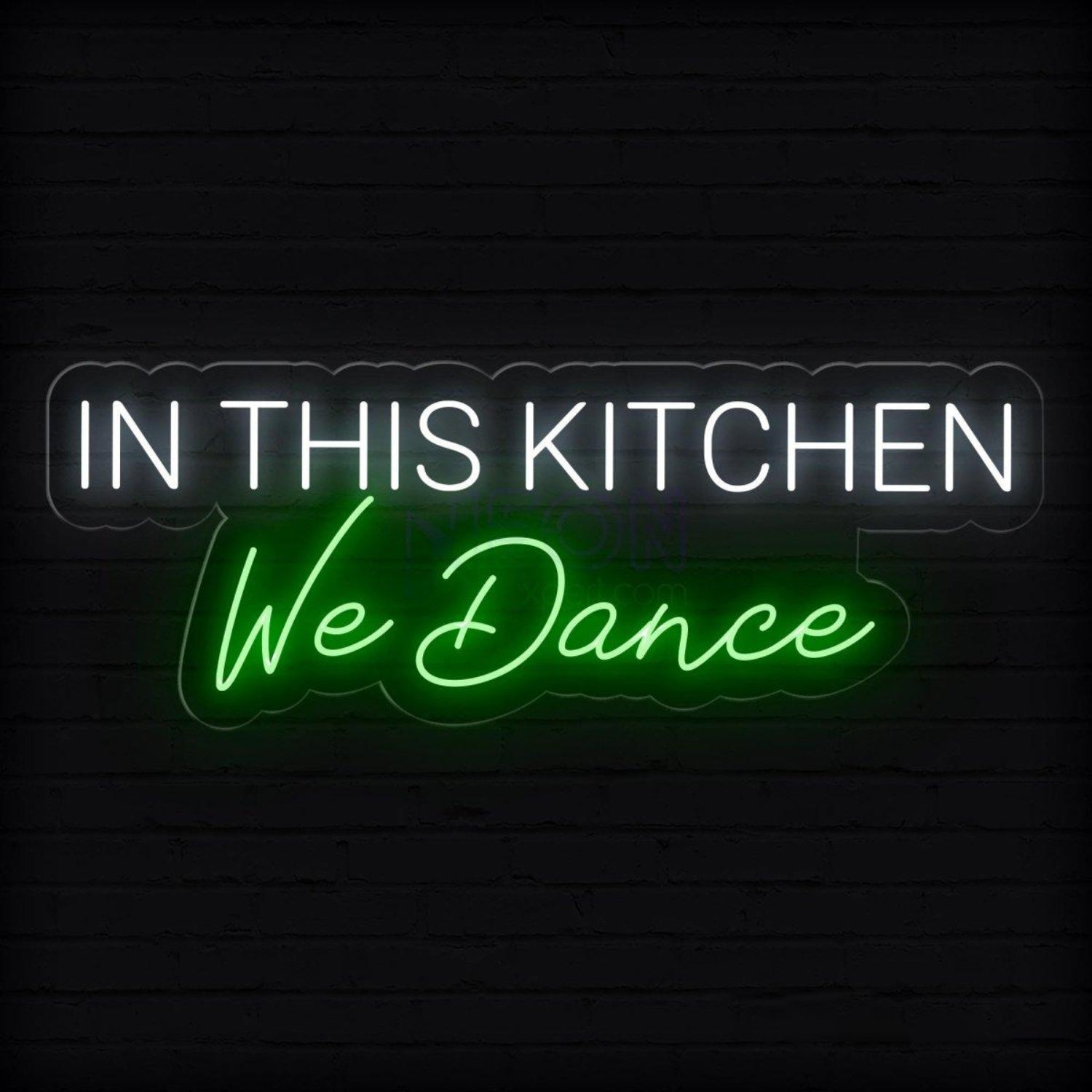 In This Kitchen We Dance Led Neon Sign Retro Kitchen Wall Decor | Shineneon