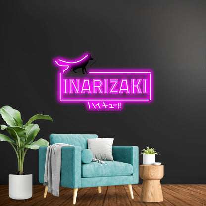 Inarizaki Artwork Room Lights Neon
