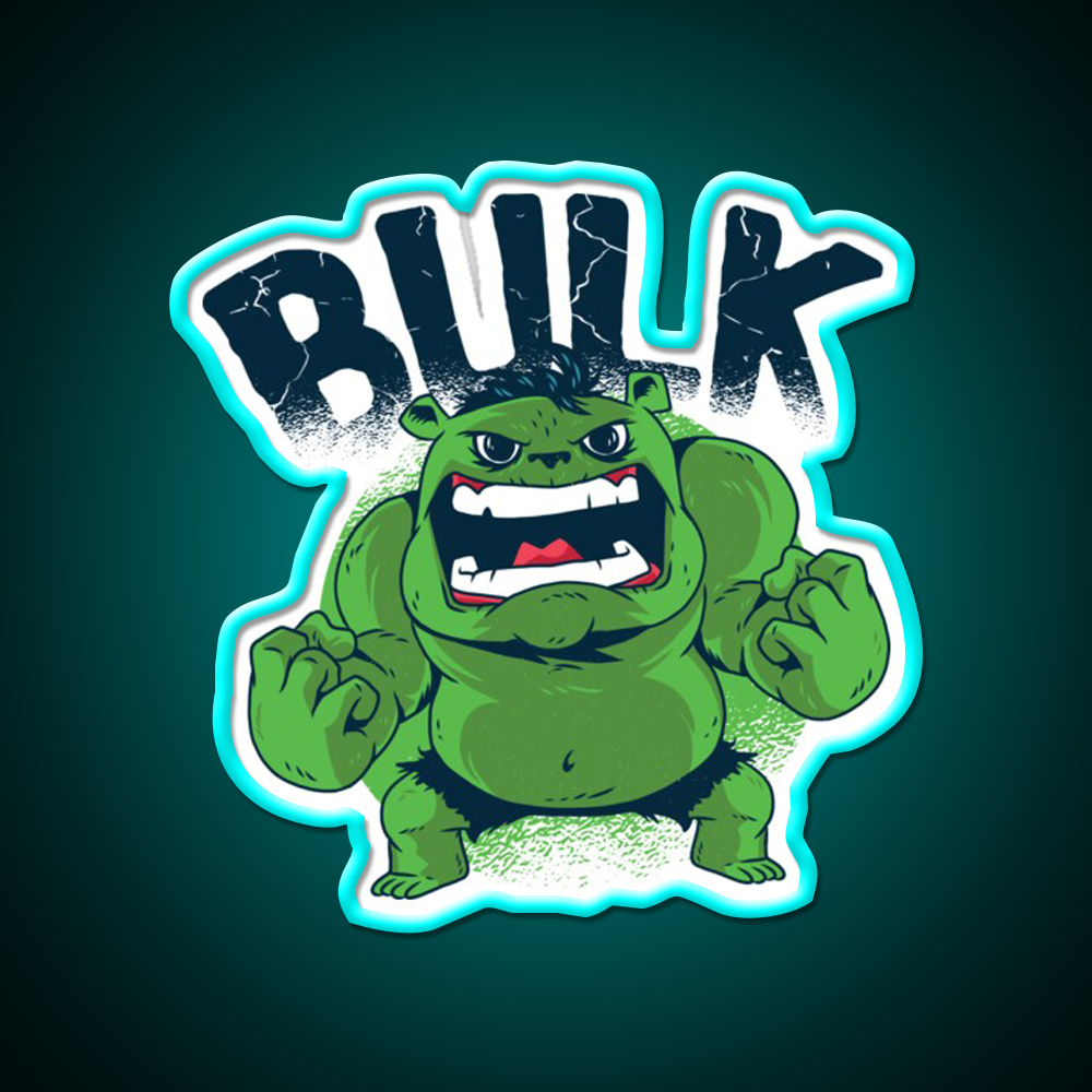 Incredible Bulk Gym Fitness Led Neon Sign Rgb Color