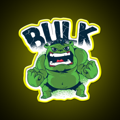 Incredible Bulk Gym Fitness Led Neon Sign Rgb Color