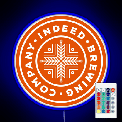 Indeed Brewing Company Rgb Led Neon Sign Pop Wall Art