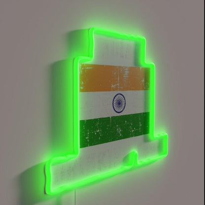 Indian Drinking Team Funny National Rgb Led Neon Sign - Shineneon