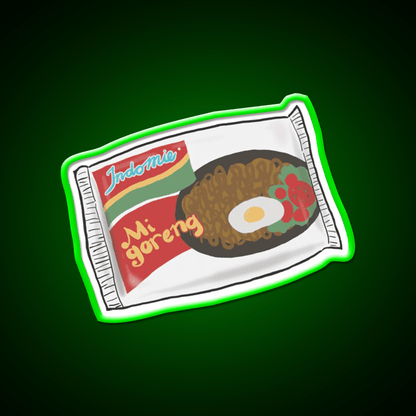 Indomie Goreng Snack Food Led Neon Sign Rgb Color - Shineneon