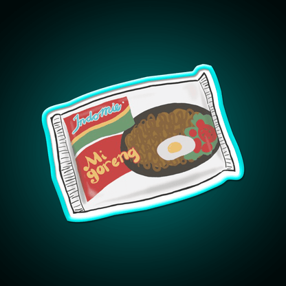 Indomie Goreng Snack Food Led Neon Sign Rgb Color - Shineneon