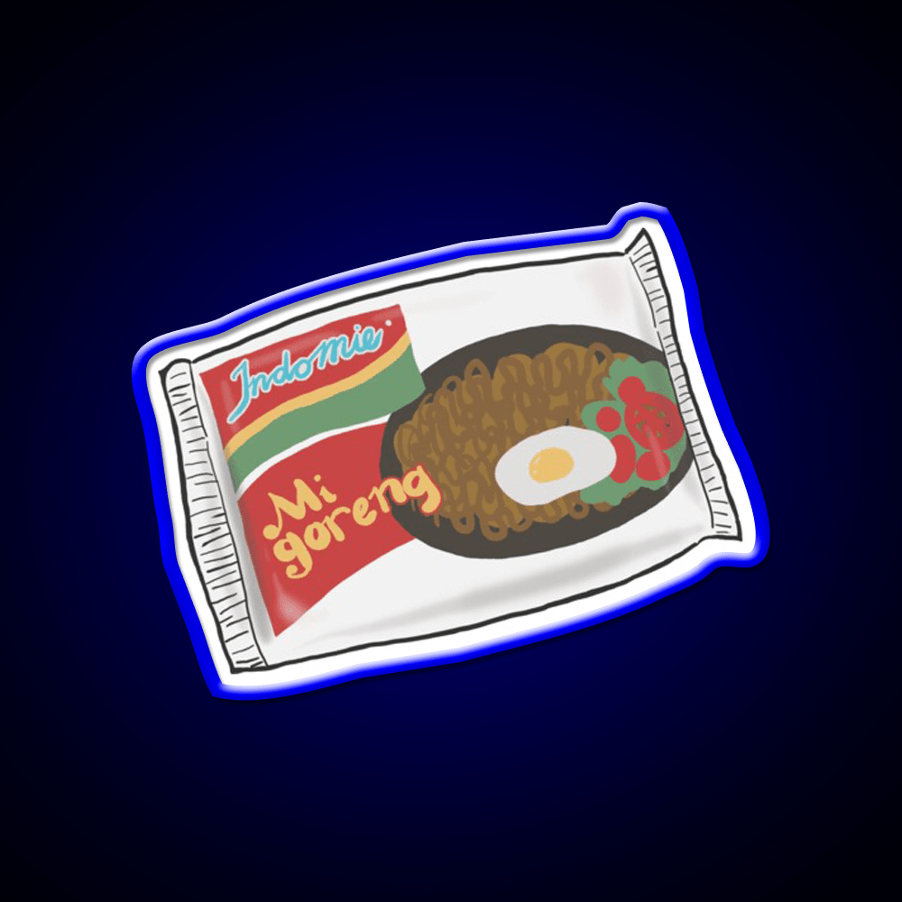 Indomie Goreng Snack Food Led Neon Sign Rgb Color - Shineneon