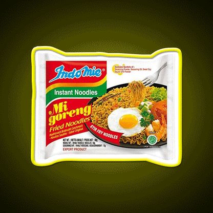 Indomie Original Flavour Fast Food Led Neon Sign For Burger Place Rgb Color