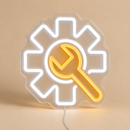 Industrial Gear LED Neon Sign - Shineneon