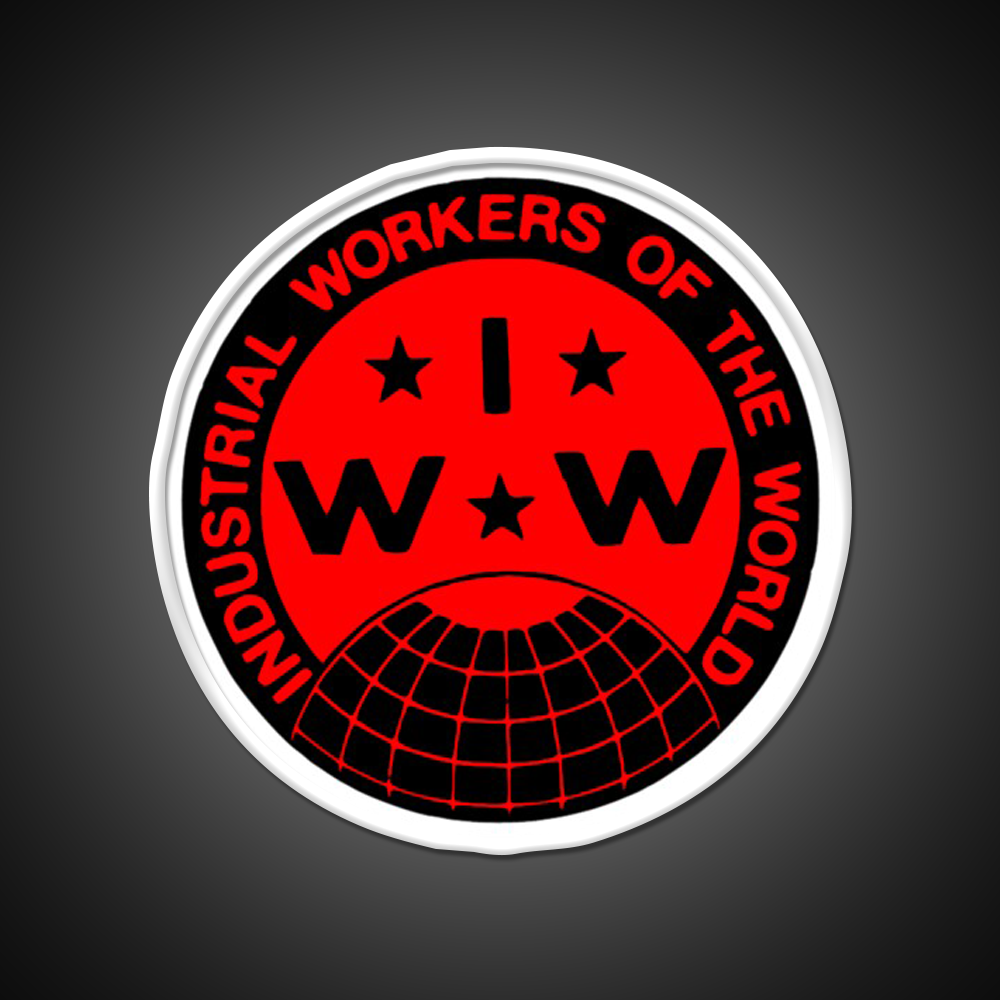 Industrial Workers Of The World Iww Logo Beer Bar Decor Led Neon Sign Rgb Color - LED neon sign view 11