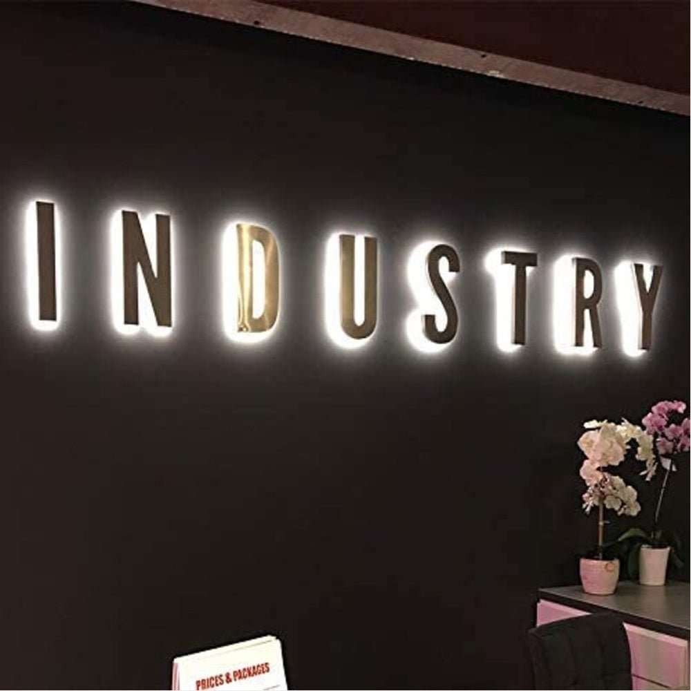 Industry 3D Backlit Channel Letters Led Light Sign - Shineneon