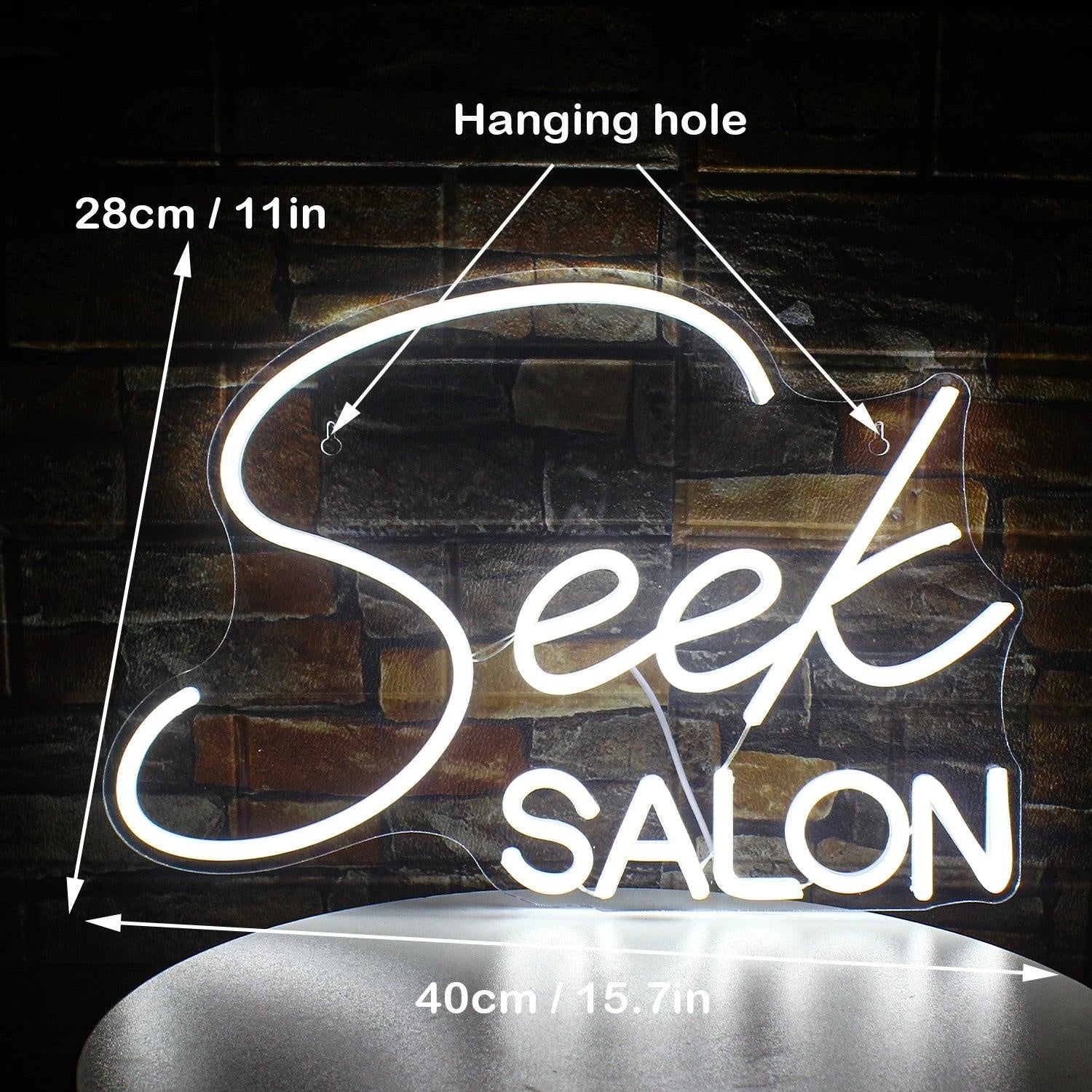 Ineonlife Seek SALON Mini LED Neon Sign - Shineneon