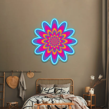 Infinite Flower Wall Artwork Neon Signs