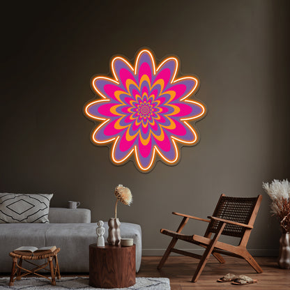 Infinite Flower Wall Artwork Neon Signs