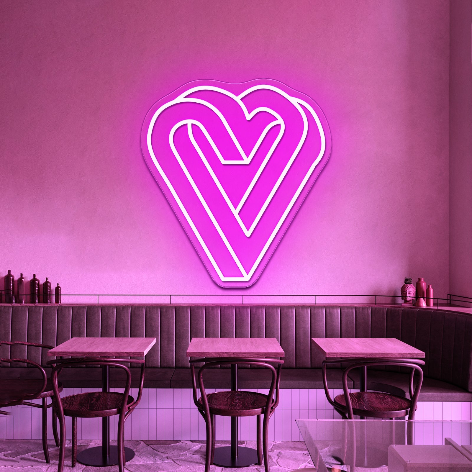 Infinity Heart Aesthetic Neon Signs Wall Art - Shineneon