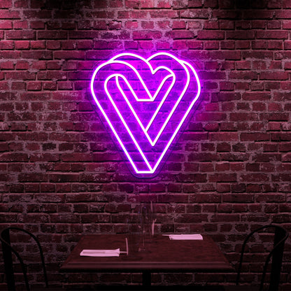Infinity Heart Aesthetic Neon Signs Wall Art - Shineneon