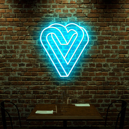 Infinity Heart Aesthetic Neon Signs Wall Art - Shineneon