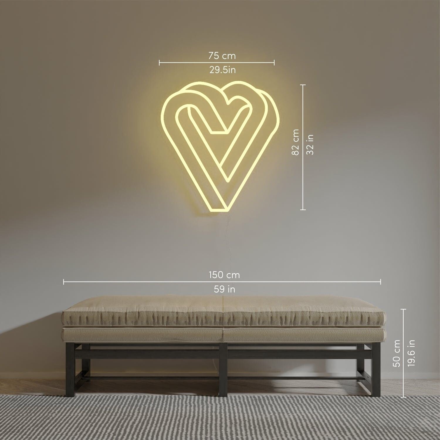 Infinity Heart Neon Sign | Shineneon