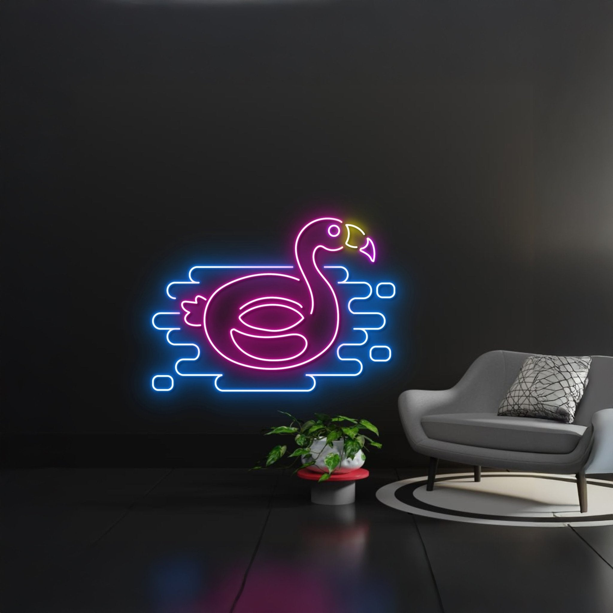 Inflatable Flamingo Led Sign - Shineneon