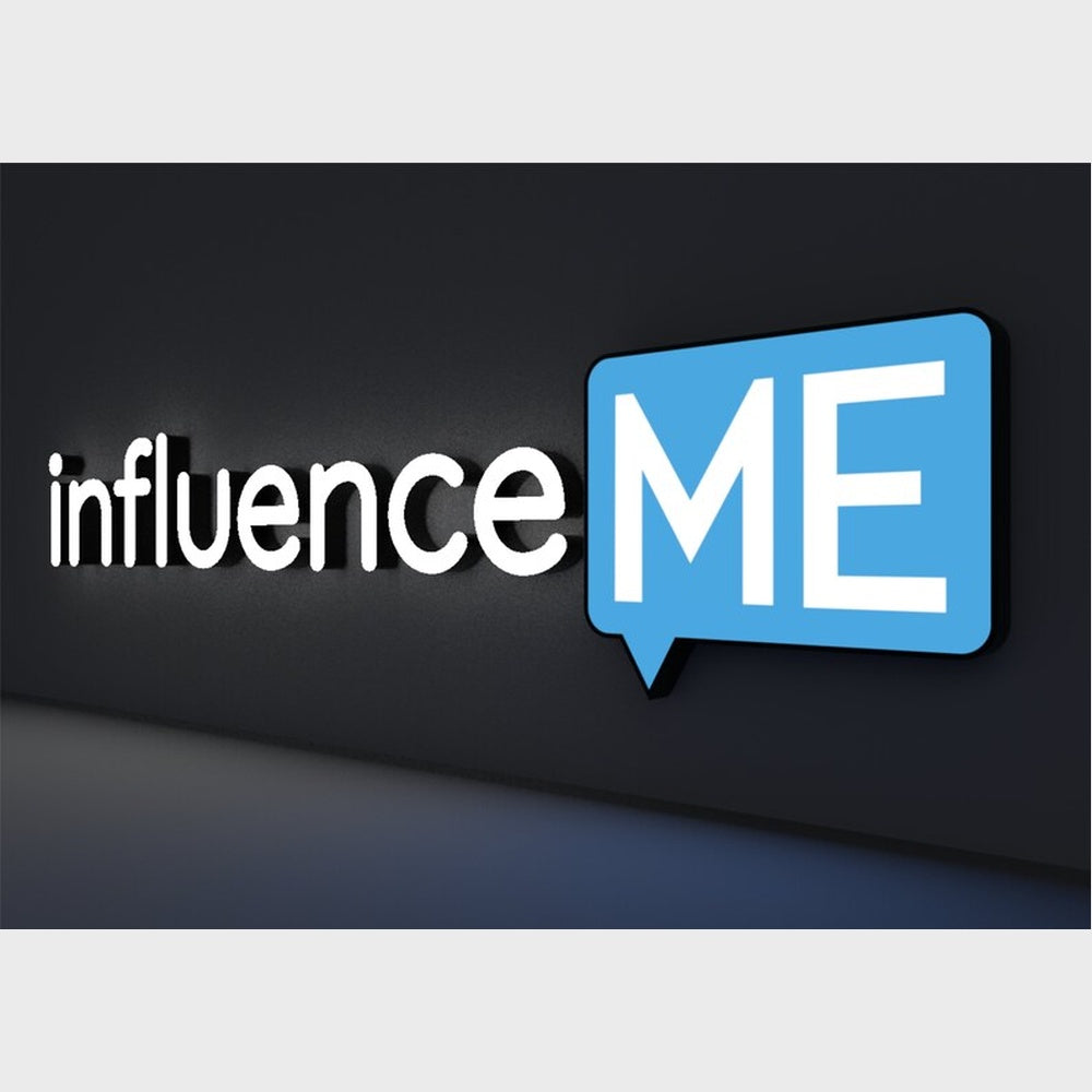 Influence Me 3D Frontlit Channel Letters Led Light Sign