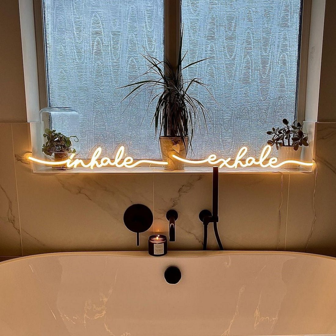 Inhale Exhale Led Sign Business Neon Sign - Shineneon