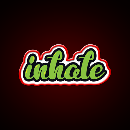 Inhale Hemp Inspired Green Leaf Led Neon Sign Rgb Color - LED neon sign view 10