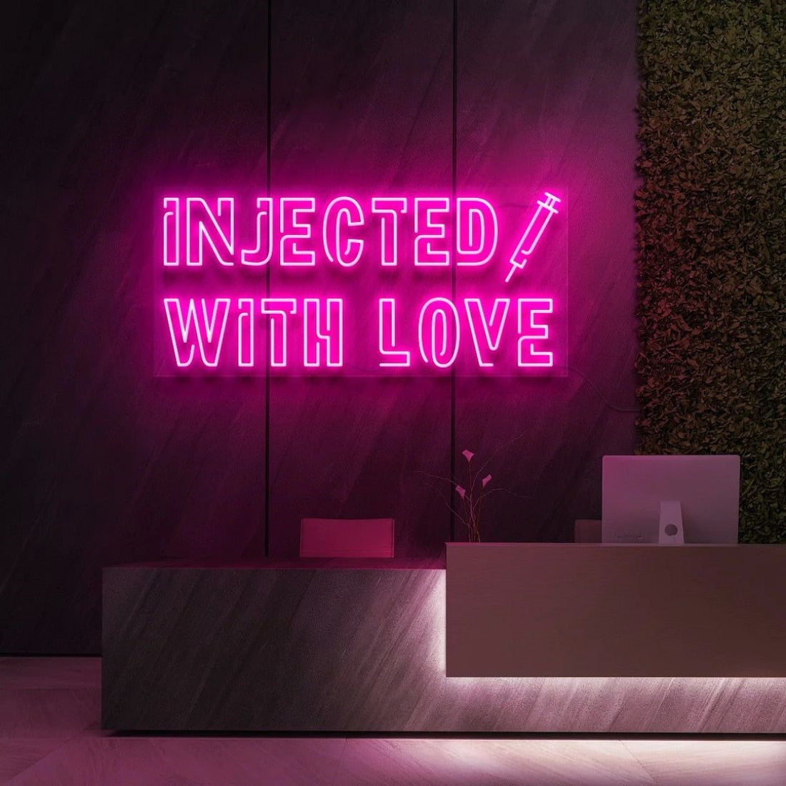 Injected With Love Led Sign Business Neon Sign