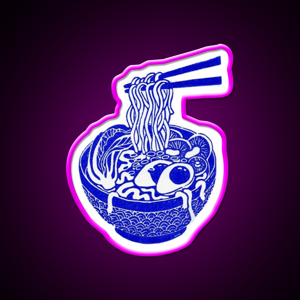 Ink Ramen Led Neon Sign Chinese Food Rgb Color - Shineneon