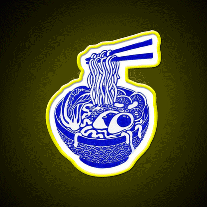 Ink Ramen Led Neon Sign Chinese Food Rgb Color
