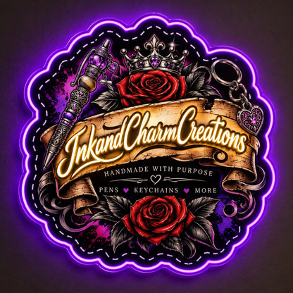 Inkandcharmcreations Custom LED Neon Sign | 15bb6fe864549679aa7303d9a15a46d70f72cbb002d6bc788a8d0189cd021de9 | effect
