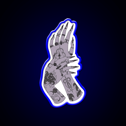 Inked And Nailed Nail Salon Led Neon Sign Rgb Color - Shineneon