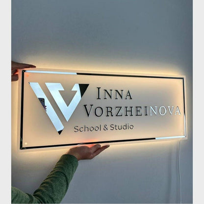 Inna Vorzheinova School Studio Acrylic Business Logo Sign - Shineneon