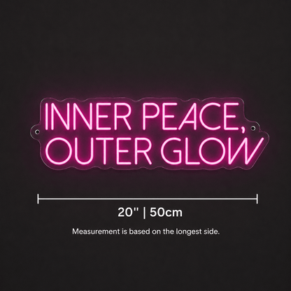Inner Peace Outer Glow LED Neon Sign - Shineneon