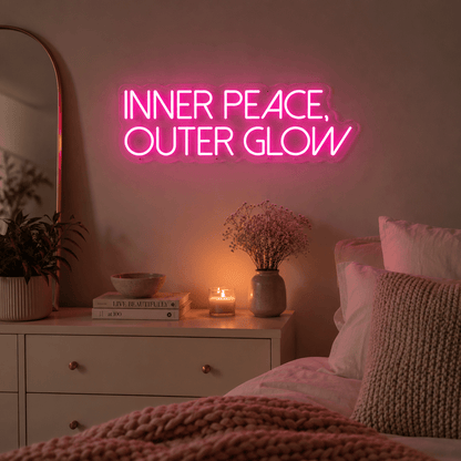 Inner Peace Outer Glow LED Neon Sign - Shineneon