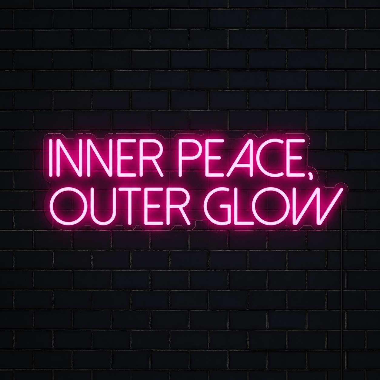 Inner Peace Outer Glow LED Neon Sign - Shineneon