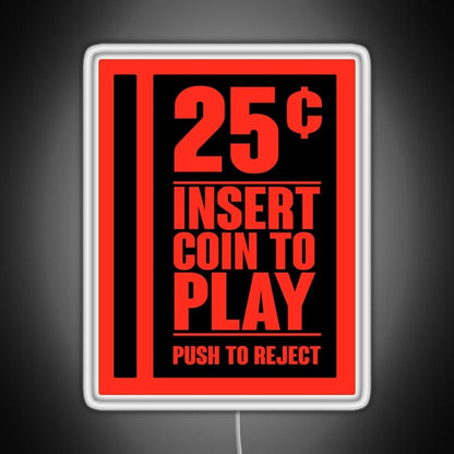 Insert Coin Rgb Neon Sign - Shineneon