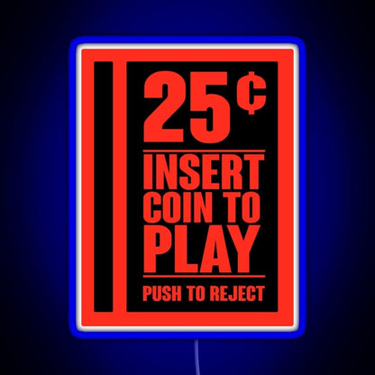 Insert Coin Rgb Neon Sign - Shineneon