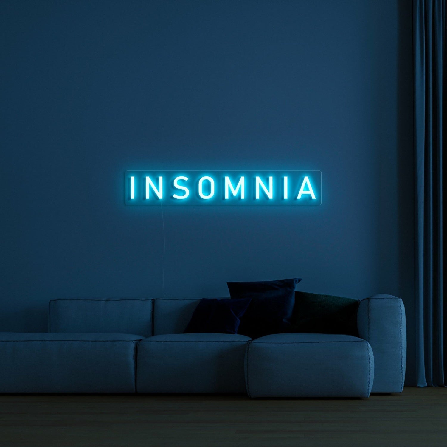 Insomnia Led Neon Sign Bedroom Wall Art - Shineneon