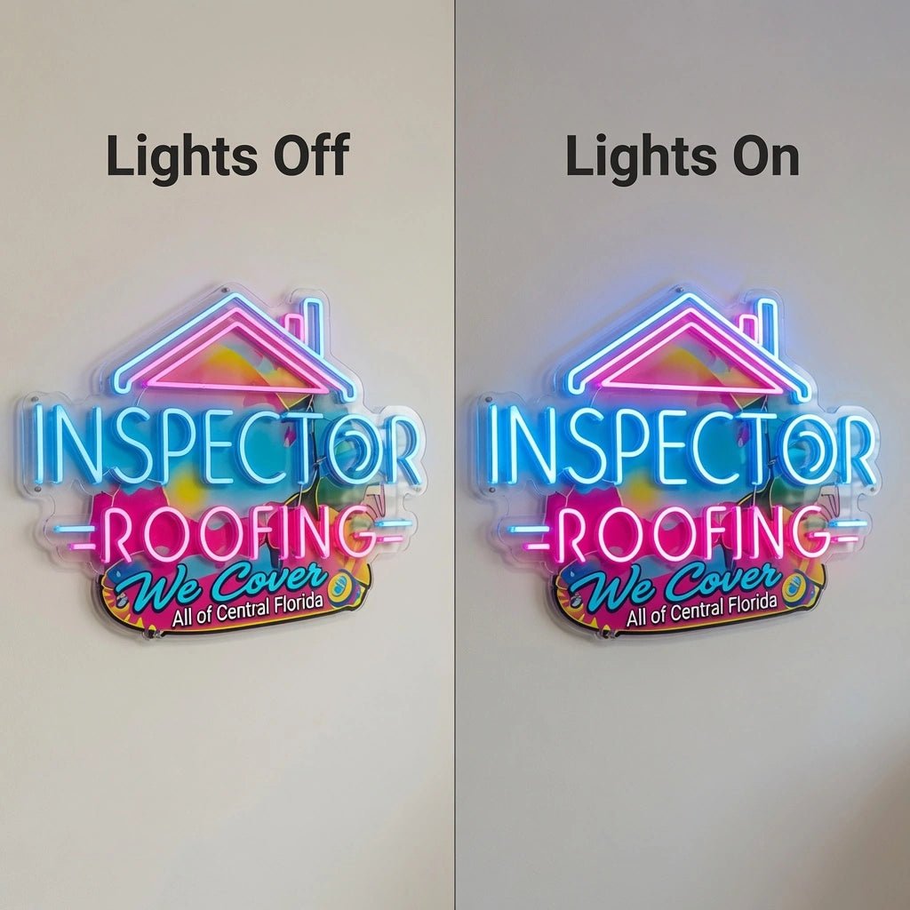 Inspector Roofing LED Neon Sign - Shineneon