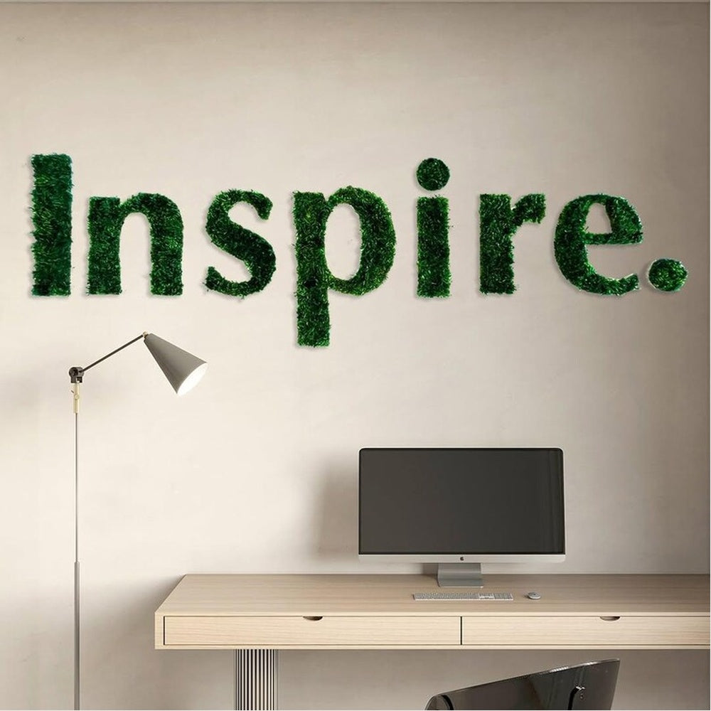 Inspire 3D Moss Letter Sign