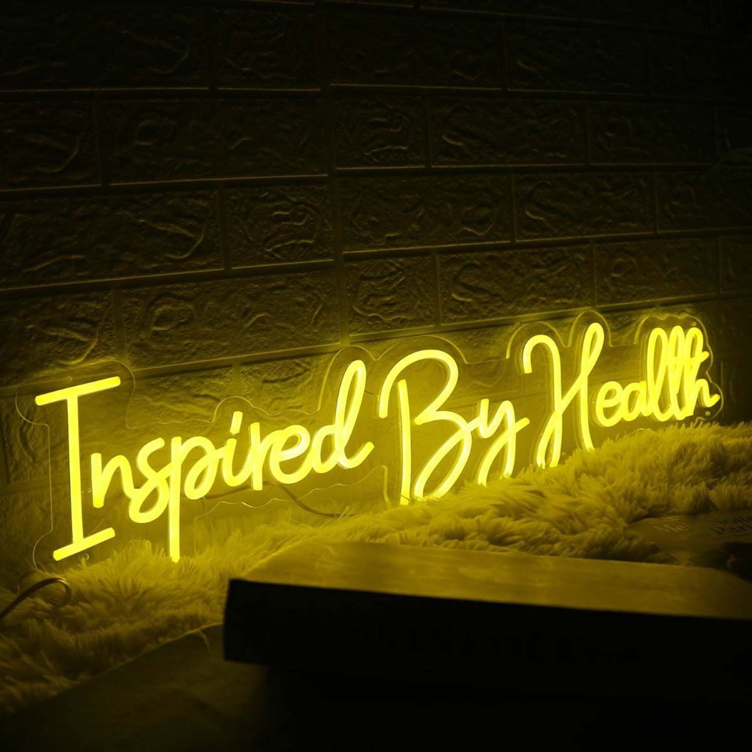 Inspired By Health Yellow Led Neon Sign - Shineneon