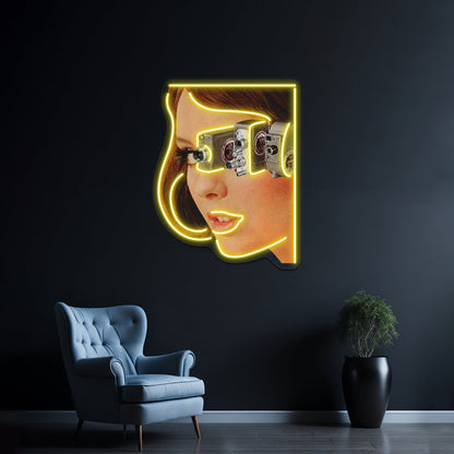 Instant Camera Yellow Artwork Home Decor - Shineneon