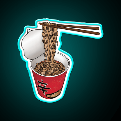 Instant Ramen Noodle Cup Snack Food Led Neon Sign Rgb Color - Shineneon
