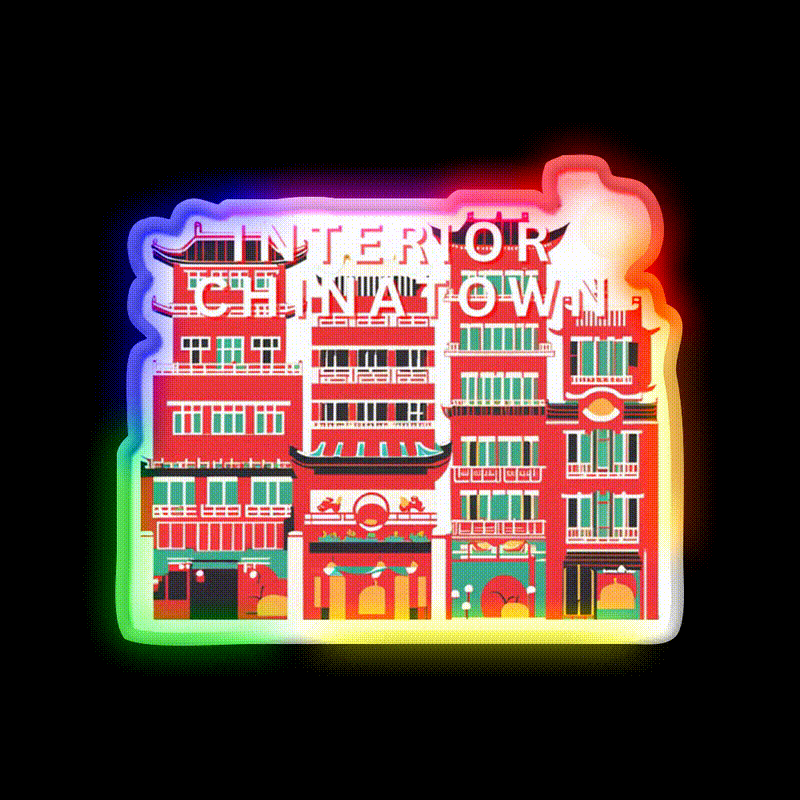 Interior Chinatown Asian Cultural Led Neon Sign Rgb Color - LED neon sign close-up detail