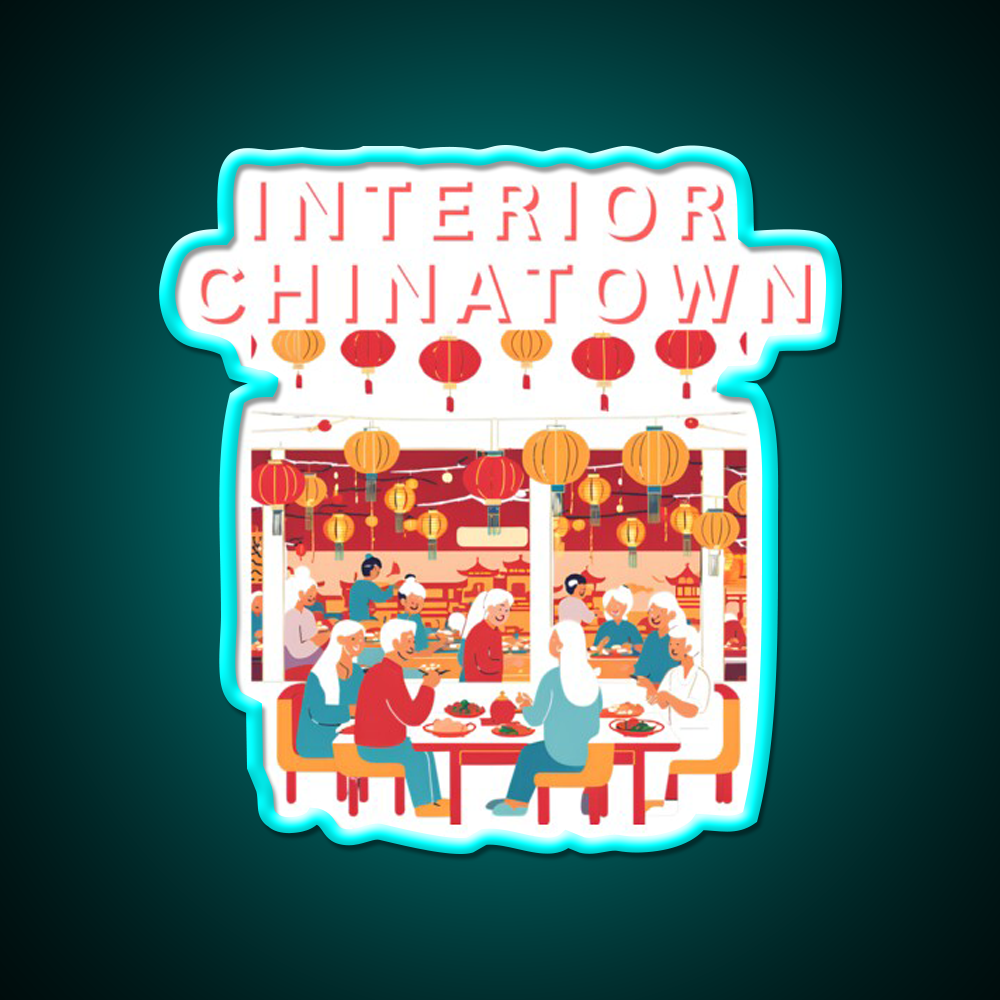 Interior Chinatown Asian Cultural Led Neon Sign Wall Art Rgb Color - Size and dimension reference