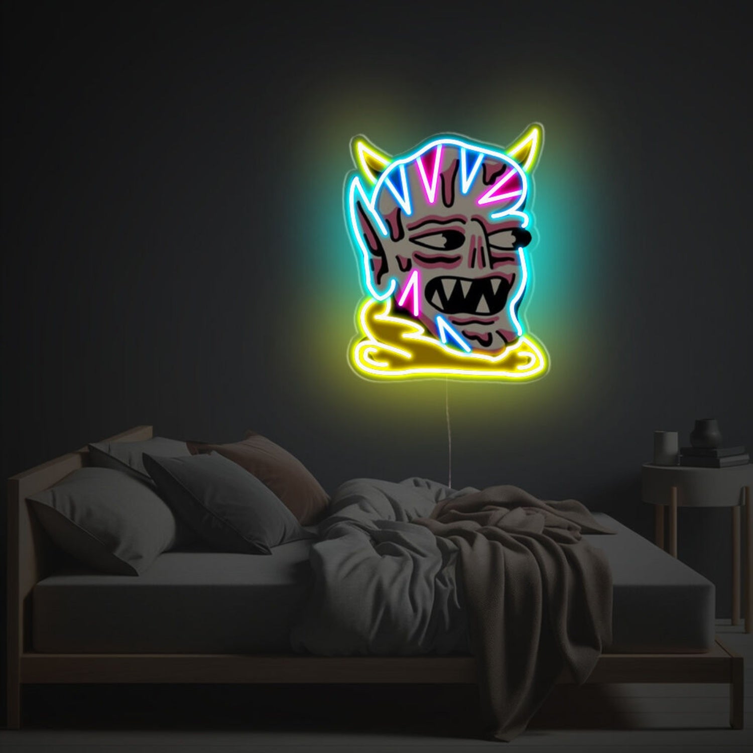 Into An Interstellar Haven For Home Docor Bars Led Neon Acrylic Artwork | Shineneon